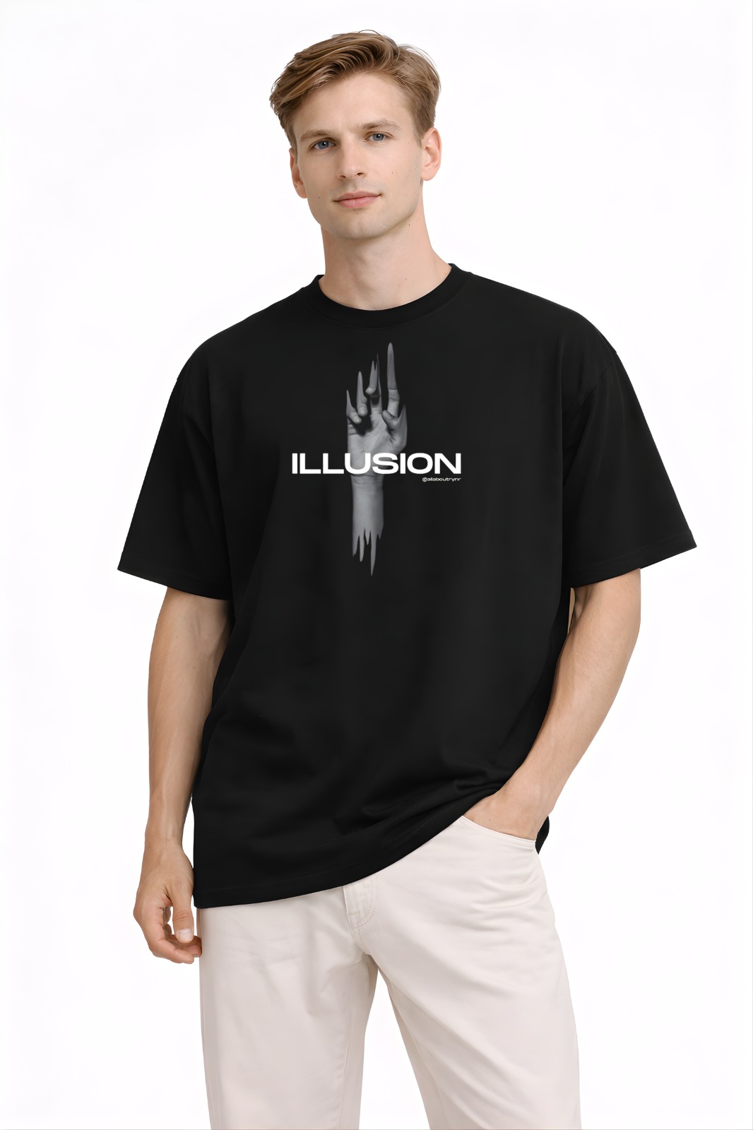 Illusion Print Tees for Mens